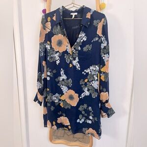 Joie Shirt Dress 100% Silk